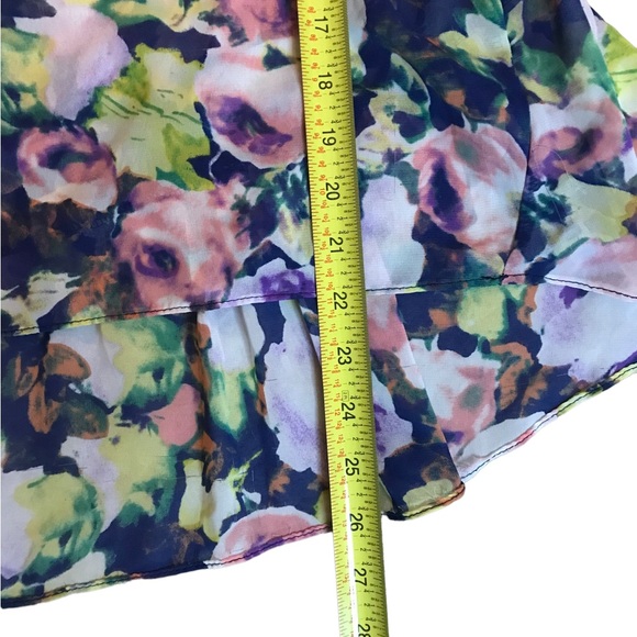 Soprano Sheer Floral Top Small - Picture 4 of 8